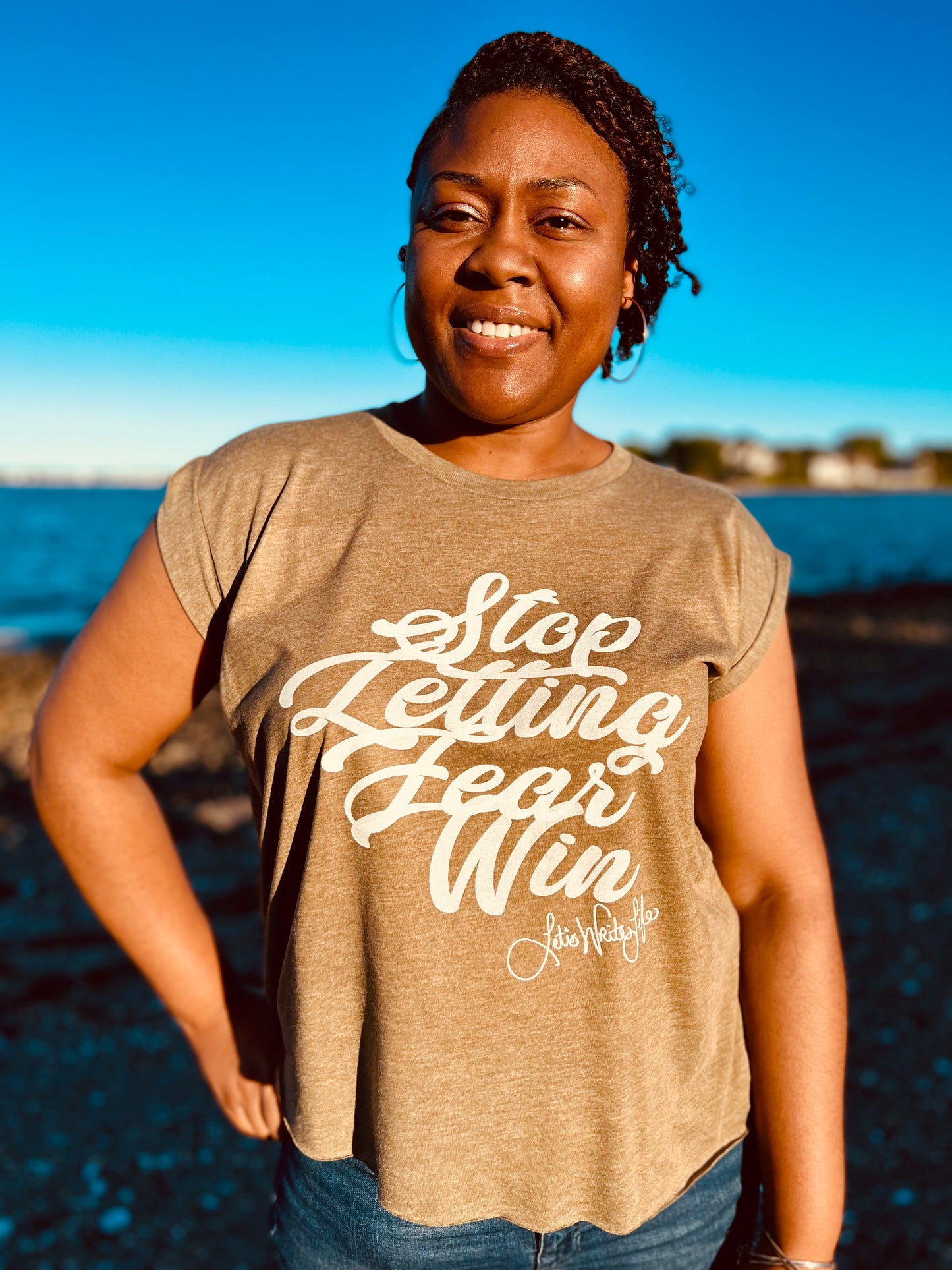 Stop Letting Fear Win (FLOWY T-SHIRT)
