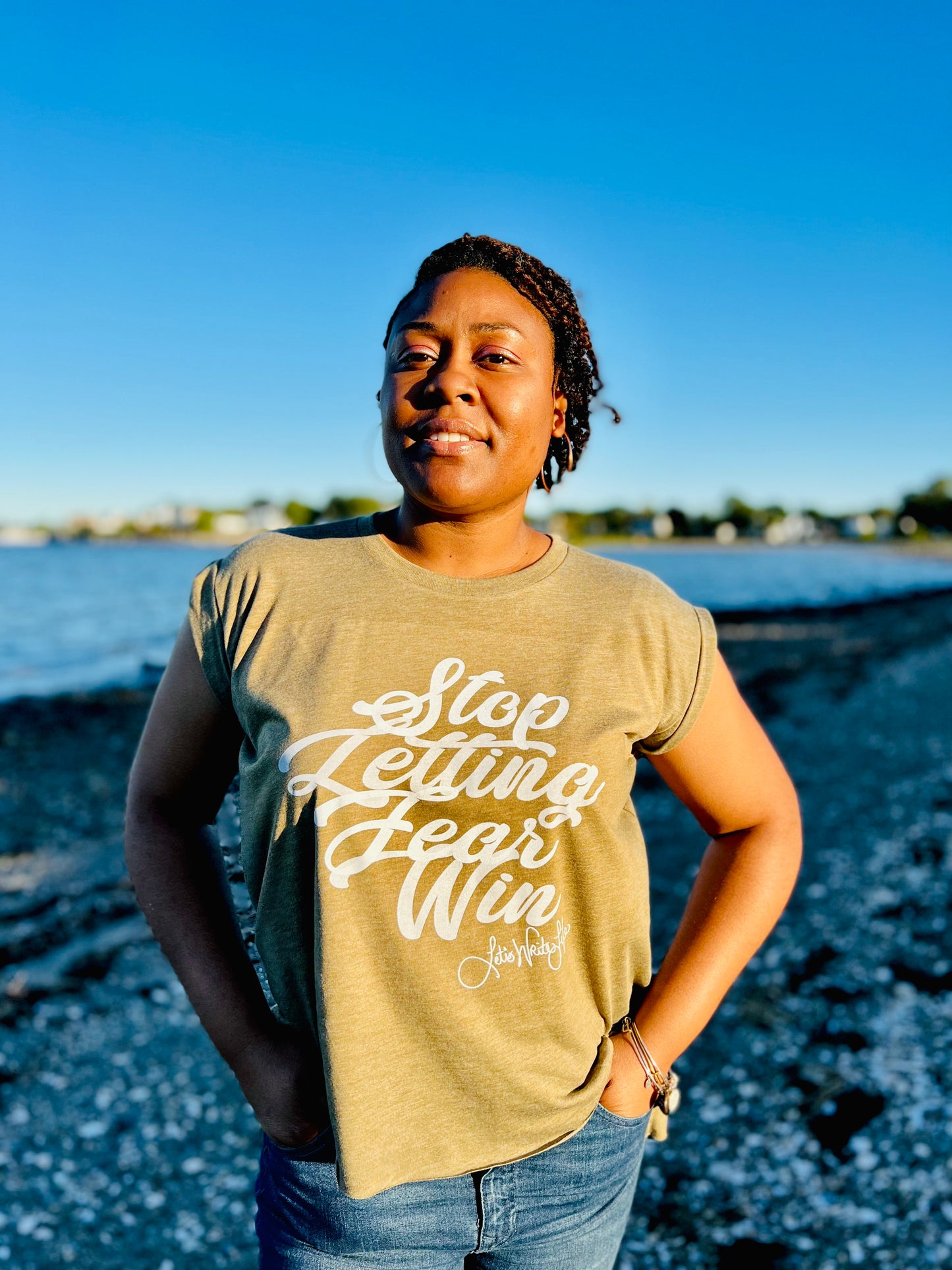 Stop Letting Fear Win (FLOWY T-SHIRT)