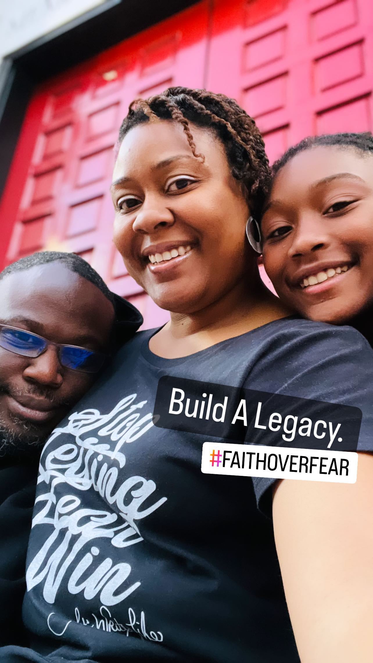 Stop Letting Fear Win (Black Relaxed T-shirt)