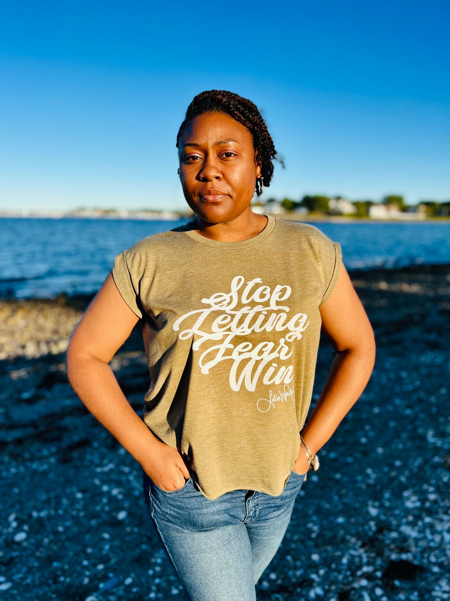 Stop Letting Fear Win (FLOWY T-SHIRT)