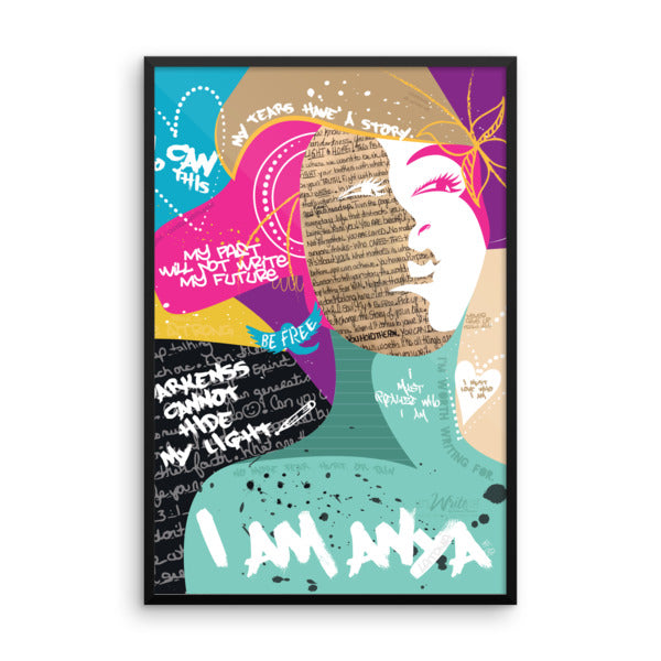 "I Am Anya" Art Print (Black Frame)