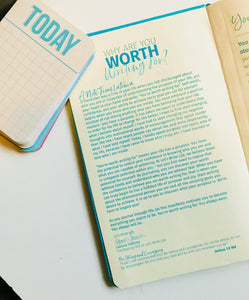 You're Worth Writing For (Faux Leather)