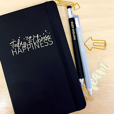 Choose Happiness Journal | (Faux Leather)